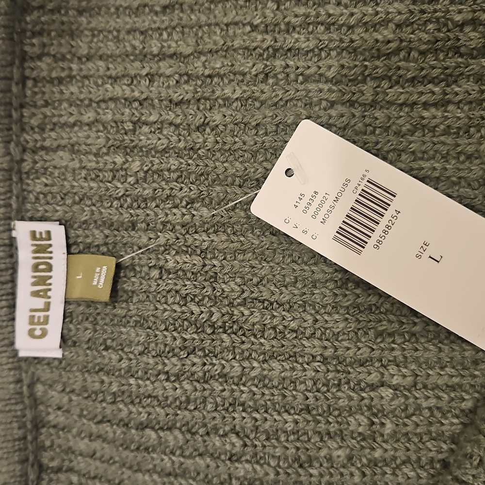 Anthropologie Sweater Halter Tank Top size Large - Picture 4 of 5
